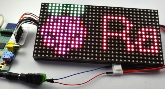 Raspberry Pi Colorful LED Screen